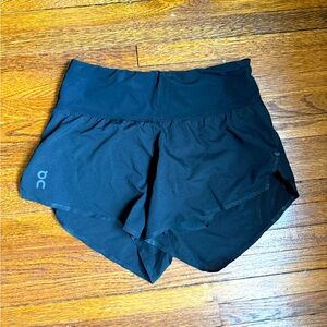 NWOT On Running Women's Black Race Shorts, XS